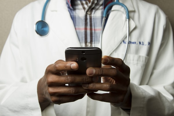 Doctor writing notes